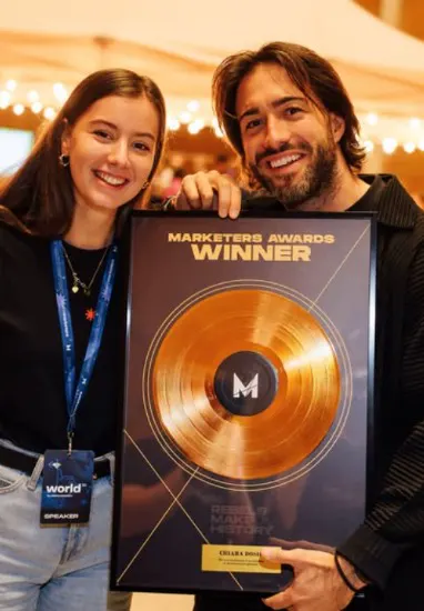Chiara Dosio premiata ai Marketers Awards